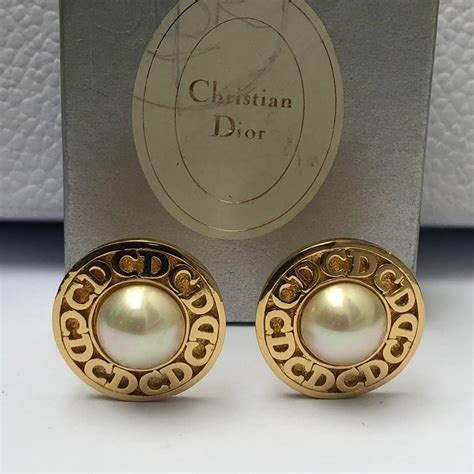 dior lady dior studs 5|christian dior clip on earrings.